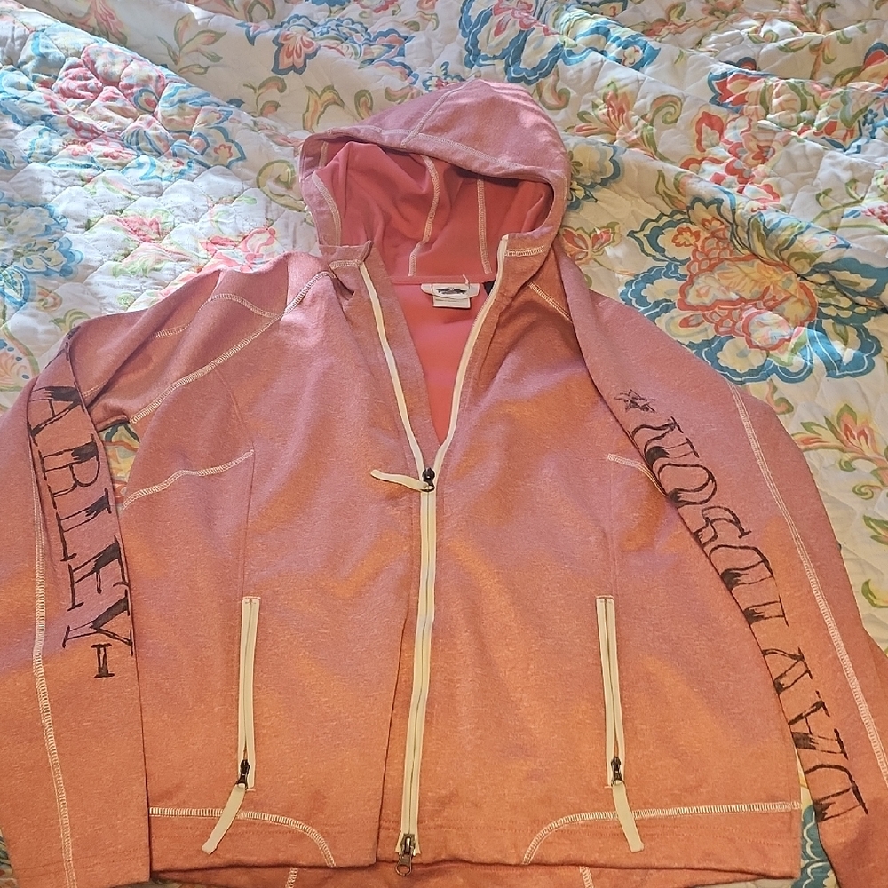 Harley-Davidson Pink Jacket with White Accents